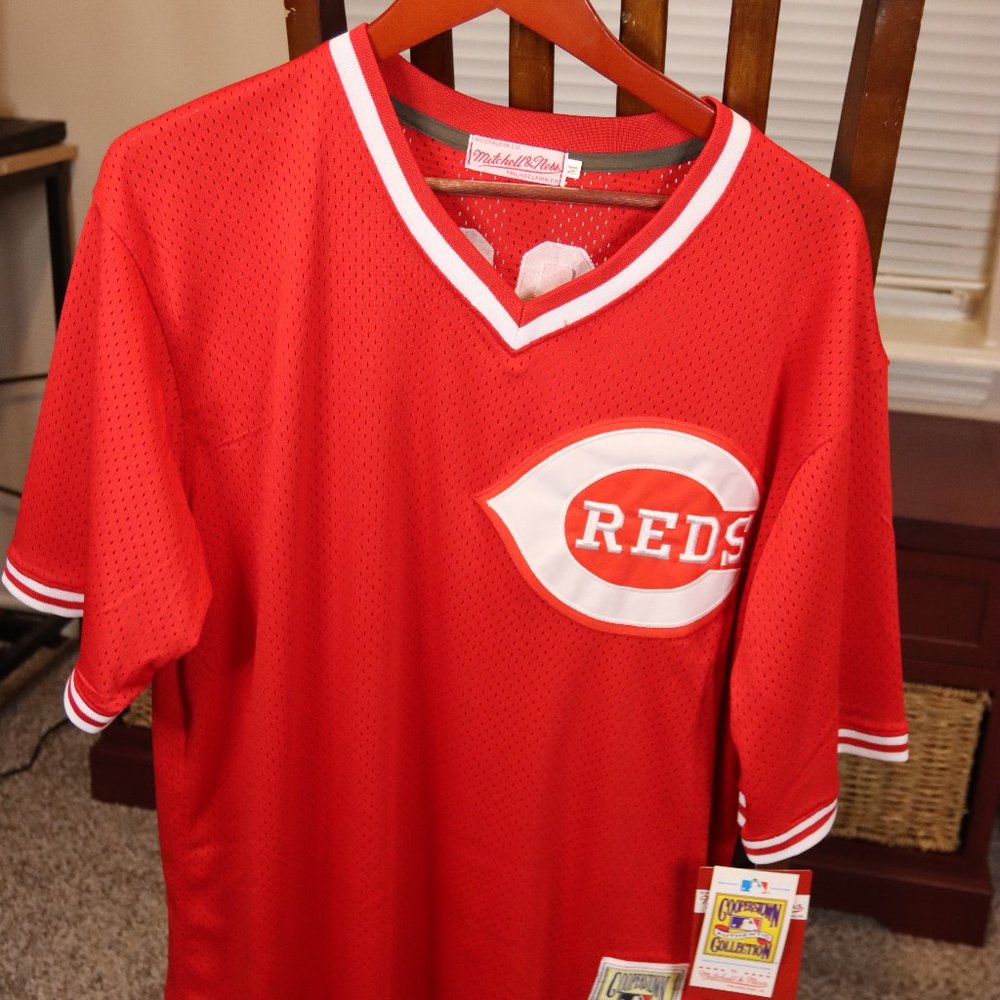 NWT Pete Rose #14 Cincinnati Reds Mitchell & Ness Jersey - Size M